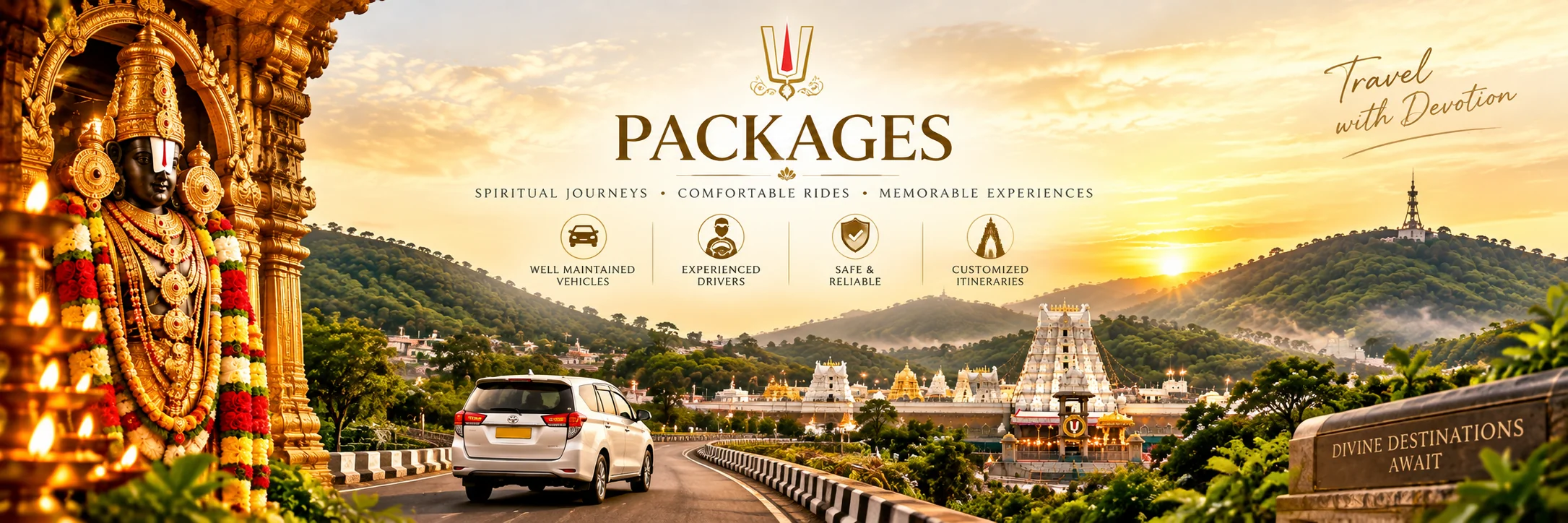 Tirumala Taxi Packages Banner
