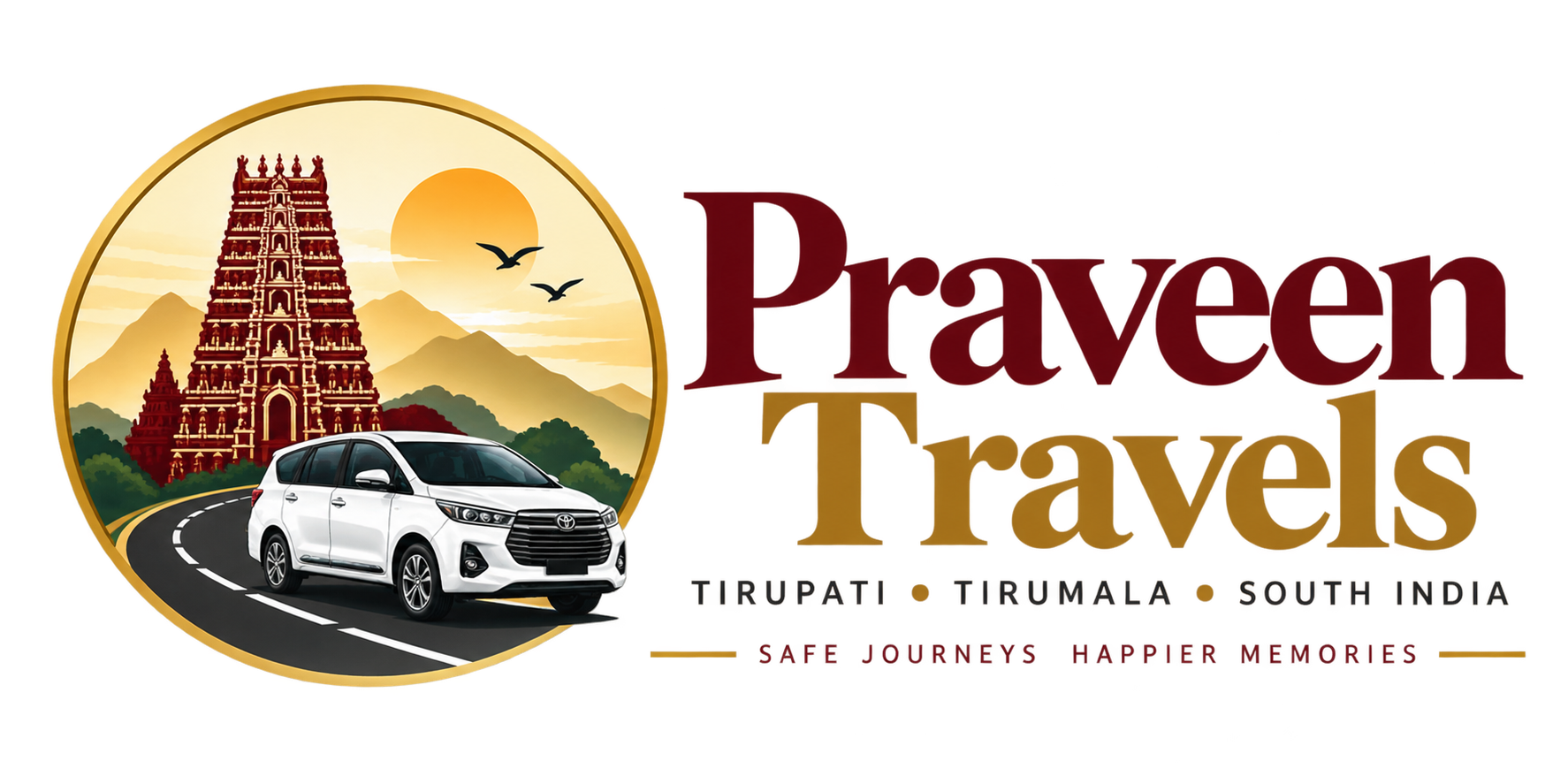 Praveen Travels Logo
